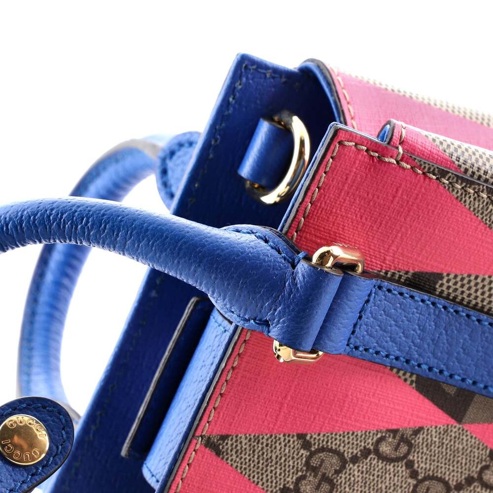 Gucci Convertible Open Tote Rhombus Gg #254174G87B - Picture 6 of 8